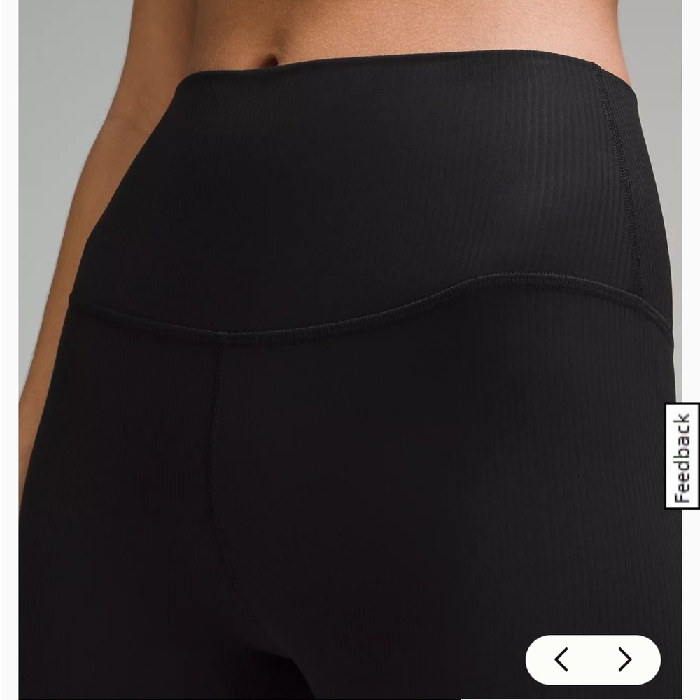 High-Waisted Ribbed Align Leggings